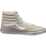 Beige Vans Sk8-Hi High Top Sneaker & Sneaker Boots aus Veloursleder Größe 43 