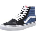 Marineblaue Skater Vans Sk8-Hi High Top Sneaker & Sneaker Boots aus Veloursleder Größe 43 