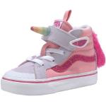 Pinke Unifarbene Vans Sk8-Hi High Top Sneaker & Sneaker Boots mit Glitzer mit Klettverschluss aus Leder Atmungsaktiv für Kinder Größe 22,5 