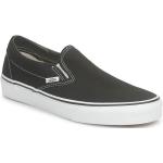 Schwarze Vans Classic Slip-On Slip-on Sneaker ohne Verschluss aus Textil für Damen Größe 40,5 