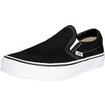 Schwarze Vans Slip On Slip-on Sneaker ohne Verschluss aus Textil leicht für Damen Größe 43 