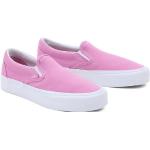 Pinke Vans Slip On Low Sneaker ohne Verschluss aus Textil für Damen Größe 42 