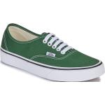 Reduzierte Grüne Vans Authentic Low Sneaker aus Textil für Damen Größe 45 