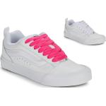 Reduzierte Weiße Vans Knu Skool Low Sneaker aus Leder für Damen Größe 36 