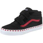 Reduzierte Schwarze Vans Ward High Top Sneaker & Sneaker Boots mit Klettverschluss aus Leder Leicht für Kinder Größe 34 für den für den Frühling 