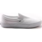 Weiße Vans Slip-on Sneaker ohne Verschluss aus Stoff für Herren Größe 45 