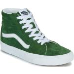 Reduzierte Grüne Vans Sk8-Hi High Top Sneaker & Sneaker Boots aus Leder für Herren Größe 44 