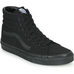 Reduzierte Schwarze Vans Sk8-Hi High Top Sneaker & Sneaker Boots aus Leder für Damen Größe 42 