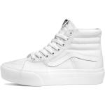 Weiße Vans Sk8-Hi Low Sneaker mit Schnürsenkel für Herren Größe 42,5 