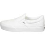 Weiße Vans Classic Slip-On Slip-on Sneaker ohne Verschluss für Kinder 
