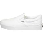 Weiße Vans Classic Slip-On Slip-on Sneaker ohne Verschluss für Herren 