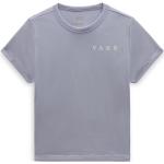 Graue Langärmelige Vans T-Shirts aus Baumwolle für Damen Größe L 