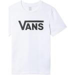 Weiße Langärmelige Vans Flying V T-Shirts aus Baumwolle für Damen Größe XS 