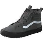 Graue Vans Filmore High Top Sneaker & Sneaker Boots aus Leder für Kinder Größe 33 für den für den Winter 