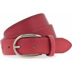 Reduzierte Rote Vanzetti Ledergürtel aus Leder für Damen Länge 75 