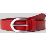 Rote Vanzetti Ledergürtel aus Leder für Damen Größe XL Länge 100 