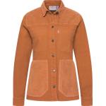 Reduzierte Orange Hemdjacken aus Baumwolle für Damen Größe XS 