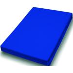 Marineblaue Vario Spannbettlaken & Spannbetttücher aus Jersey trocknergeeignet 150x200 