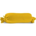 Vario Kissenbezug Jersey für Nackenrolle, gelb, 15 x 40 cm Dekokissen