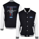 Schwarze Ford Mustang College-Jacken aus Baumwolle für Herren Größe M 