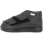 Schwarze Varomed Orthopädische Schuhe mit Klettverschluss in Komfortweite Gefüttert für Damen Größe 41 für den für den Winter 