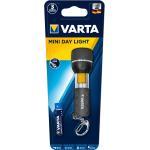 Varta Mini Day Light LED 1AAA 16601 LED-Taschenlampe inkl. Schlüsselring (Schwarz)