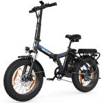 VARUN E Bike Klappbar 20" 4.0" Fat Reifen City E-Bike mit 250W 48V 13Ah Akku, Faltbares Elektrofahrrad Herren und Damen, LCD-Anzeige, Shimano 7-Gang