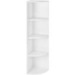 Reduzierte Weiße Vasagle Quadratische Bücherregale aus Holz Breite 100-150cm, Höhe 100-150cm, Tiefe 0-50cm 