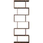 Braune Rustikale Vasagle Bücherregale aus Holz Breite 50-100cm, Höhe 150-200cm, Tiefe 0-50cm 