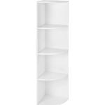 Weiße Vasagle Bücherregale aus Holz Breite 100-150cm, Höhe 100-150cm, Tiefe 0-50cm 
