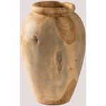 25 cm Sklum Organische Bodenvasen & Vasen für Pampasgras 25 cm aus Teak 