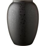 Schwarze 20 cm Bitz Organische Vasen & Blumenvasen 20 cm aus Keramik 