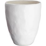 Weiße 26 cm Butlers Runde Vasen & Blumenvasen aus Keramik 