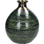 Grüne 30 cm Vasen & Blumenvasen 30 cm aus Keramik 