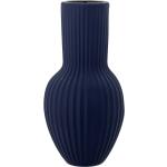 Blaue Moderne 14 cm Bloomingville Runde Vasen & Blumenvasen aus Stein 