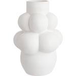 Weiße 30 cm Butlers Vasen & Blumenvasen 30 cm aus Stein 
