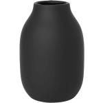 Schwarze 15 cm Vasen & Blumenvasen 15 cm aus Keramik 