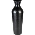 Tannengrüne Landhausstil 56 cm Runde Vasen & Blumenvasen 20 cm glänzend aus Stahl 