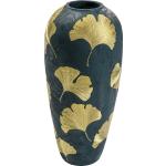 Schwarze KARE DESIGN Bodenvasen & Vasen für Pampasgras aus Kunststein 