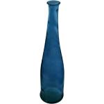 Blaue 80 cm Vasen & Blumenvasen 80 cm aus Glas 