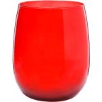 Vase Glas Blumenvase Glasvase -Belly- rund rot Ø 21 cm H 26 cm 4005632322168 (513536)
