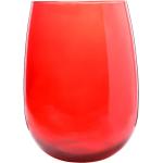 Vase Glas Blumenvase Glasvase -Belly- rund rot Ø 25 cm H 33 cm 4005632322281 (513534)