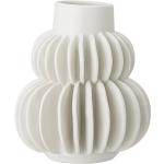 Weiße Moderne 14 cm Bloomingville Runde Vasen & Blumenvasen aus Stein 