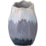 Blaue Moderne 16 cm Bloomingville Runde Vasen & Blumenvasen aus Keramik 