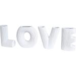 Weiße 15 cm Gilde Vasen & Blumenvasen 15 cm aus Keramik 4-teilig 