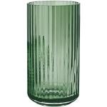Grüne 25 cm Runde Vasen & Blumenvasen 25 cm mit Kopenhagen-Motiv mundgeblasen 