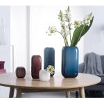 Reduzierte Blaue 15 cm LEONARDO Runde Vasen & Blumenvasen aus Glas 