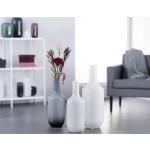 Reduzierte Weiße 50 cm LEONARDO Runde Vasen & Blumenvasen aus Glas 