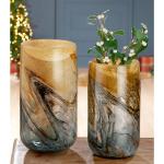 Bunte 16 cm Gilde Vasen & Blumenvasen 31 cm aus Glas 