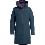 Blaue Gesteppte Wasserdichte Atmungsaktive Vaude Annecy Nachhaltige Damensteppmäntel & Damenpuffercoats mit Knopf Größe L 